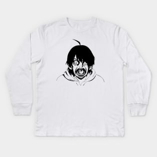 Araragi Koyomi Bakemonogatari Anime Kids Long Sleeve T-Shirt